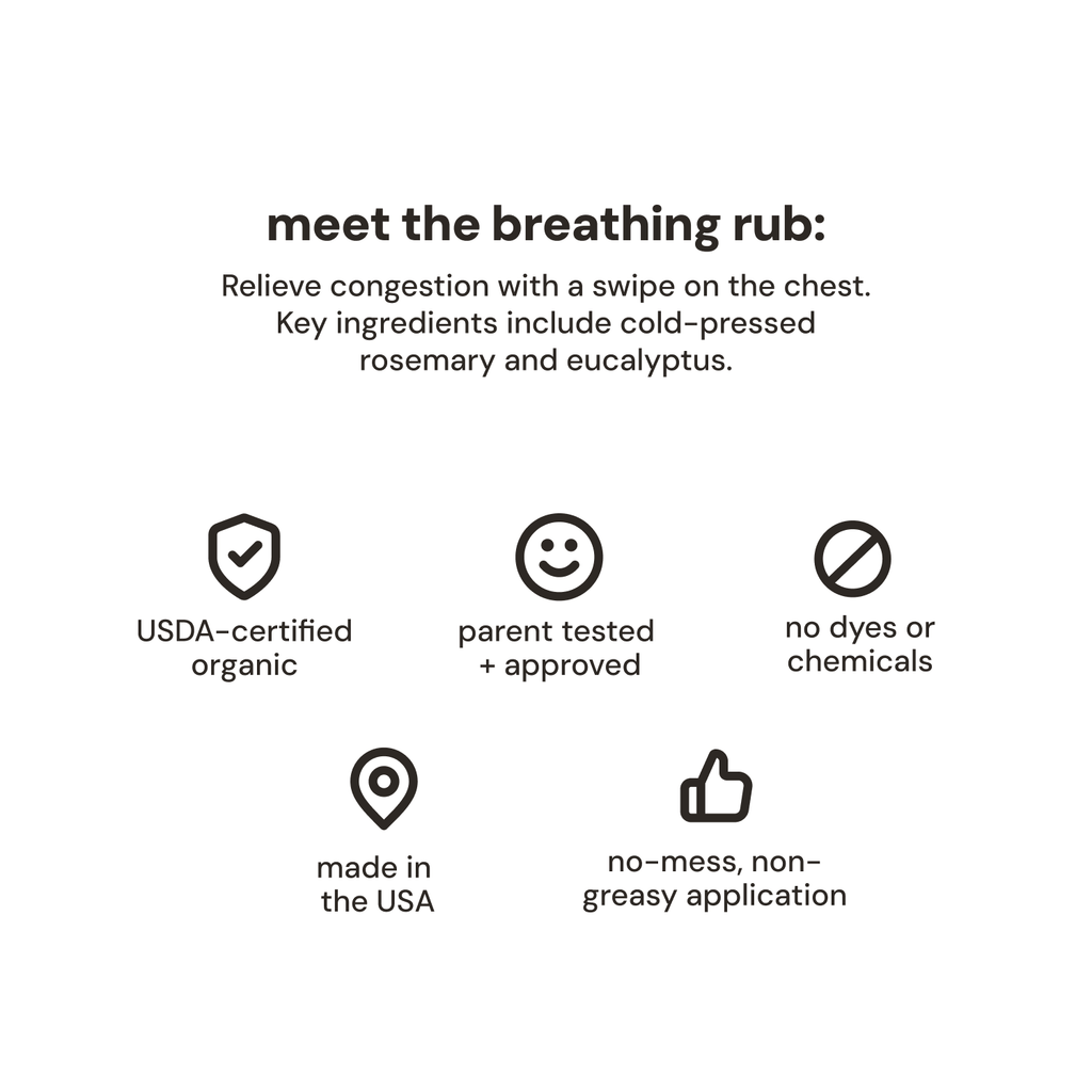 baby breathing rub