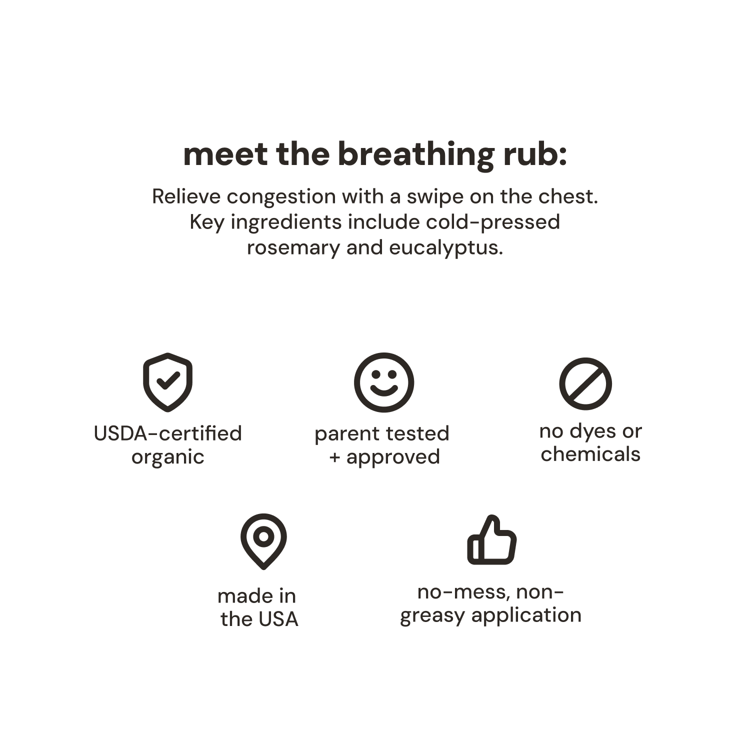 baby breathing rub