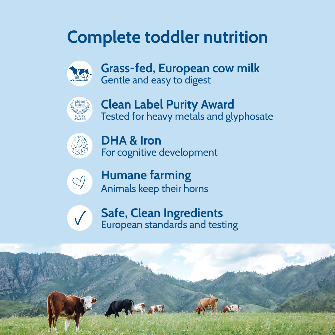 Holle Cow Milk Toddler Drink 6-Tin Bundle
